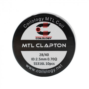 rezistenta SS316L MTL Clapton 0.70Ω