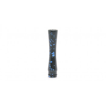 mustiuc aluminiu tip tanbur (negru/bleu)