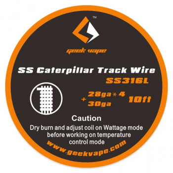 GV Caterpillar Track SS316L 4x28GA+30GA
