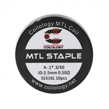 rezistenta SS316L MTL Stapled 0.50Ω